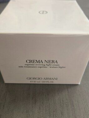 Giorgio Armani Crema Nera Supreme Reviving Light Cream 50ml NIB